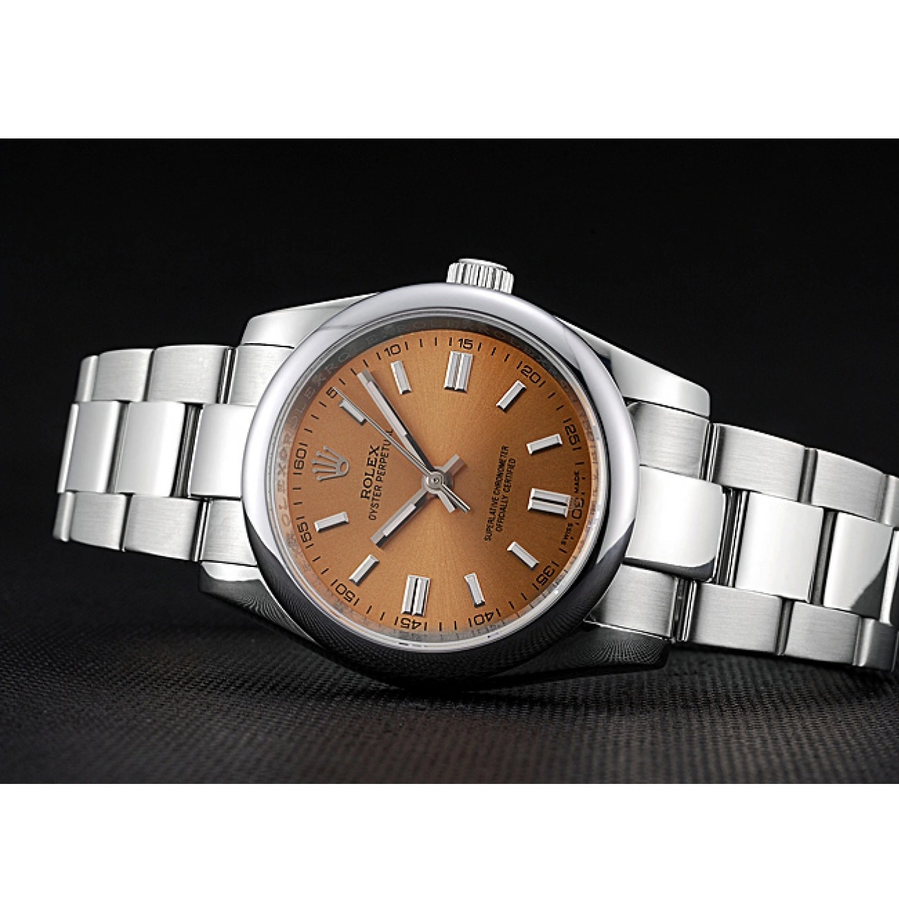 Best AAA Replica Sites Stainless DateJust Oyster Steel Perpetual Steel Rolex Bracelet Champagne Stainless 622639 Case Dial 0814